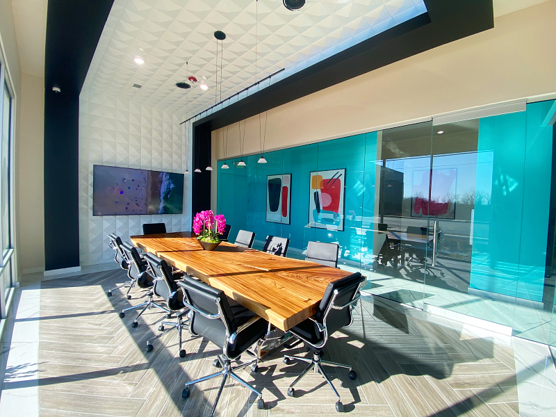The conference room at Modern Storage Bentonville