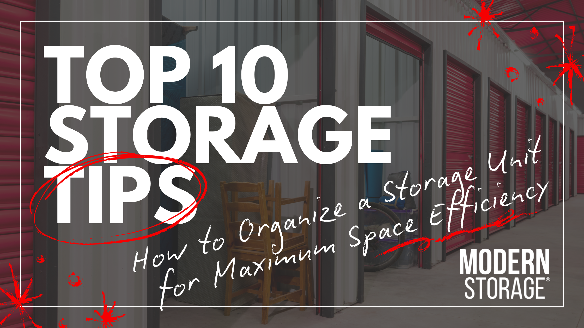 Top storage unit organization tips to maximize space at Modern Storage