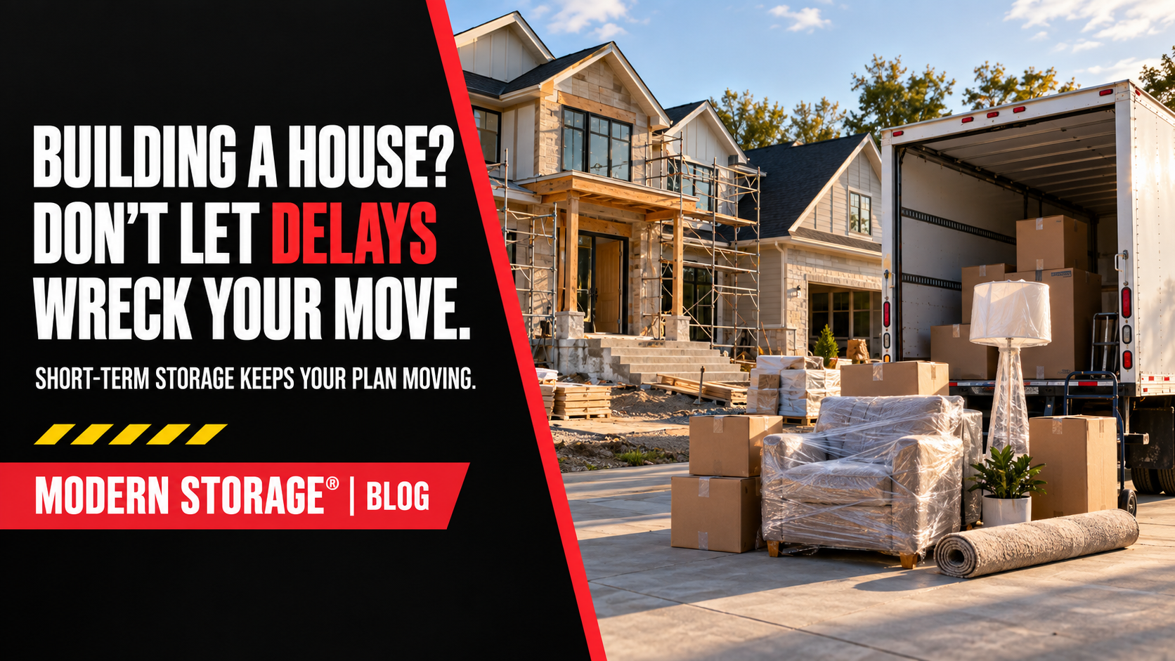 Moving belongings while waiting for construction to be completed