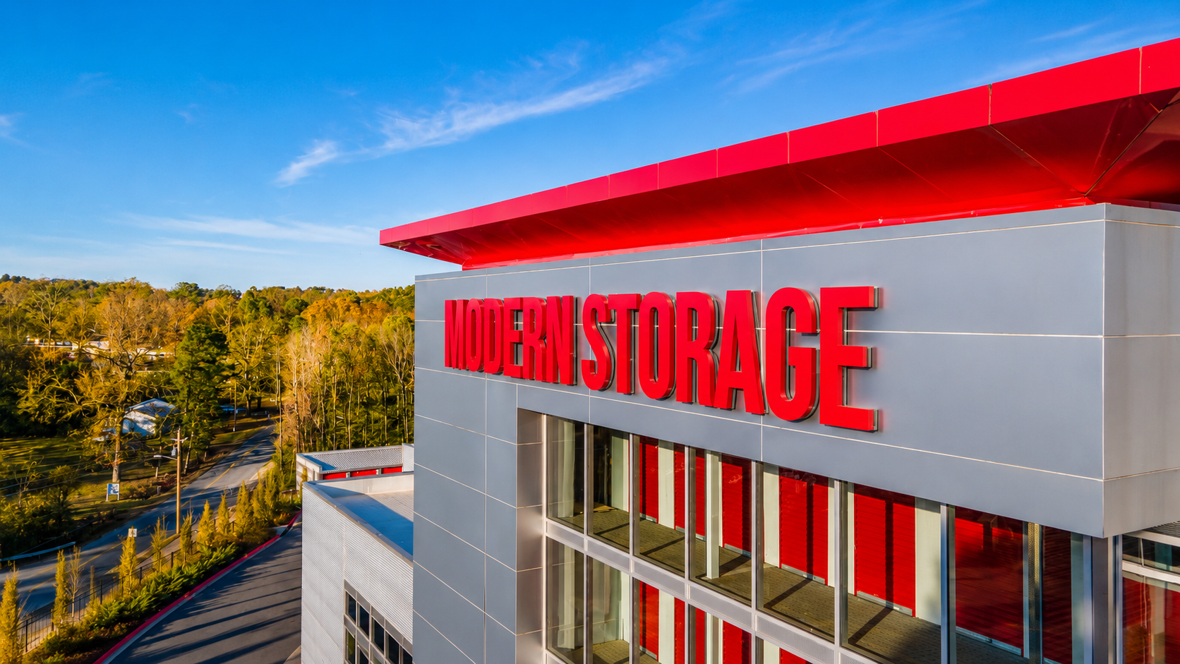 Modern Storage West Little Rock facility featuring secure self storage units and modern amenities in Little Rock, Arkansas.